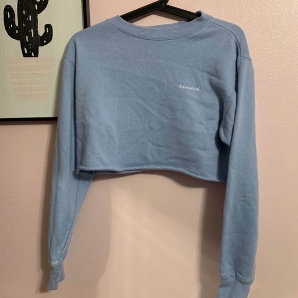 LA hearts | cropped hoodie